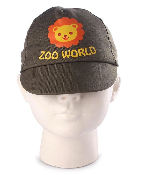 Babyhug Summer Cap Lion Print Multicolour - Diameter 14 cm