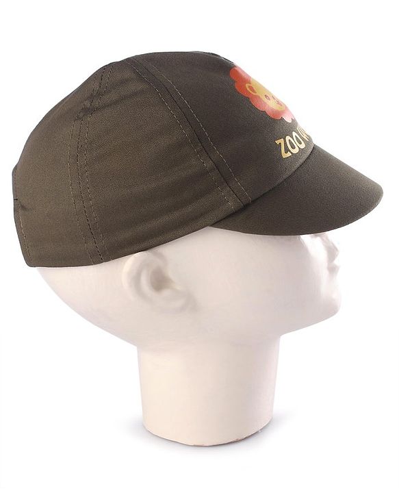 Babyhug Summer Cap Lion Print Multicolour - Diameter 14 cm