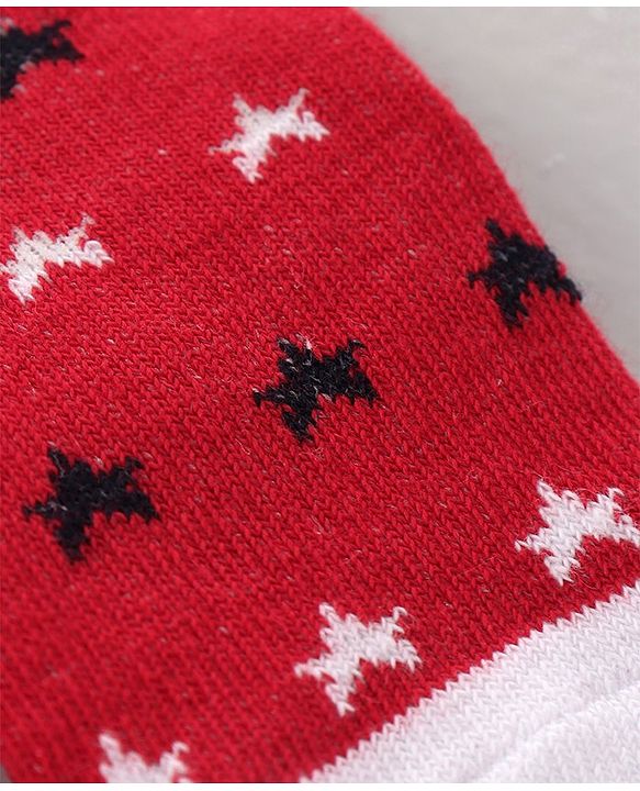 Cute Walk by Babyhug Cotton Knit Regular Length Antibacterial Socks Multi Design Pack Of 3 - Multicolour