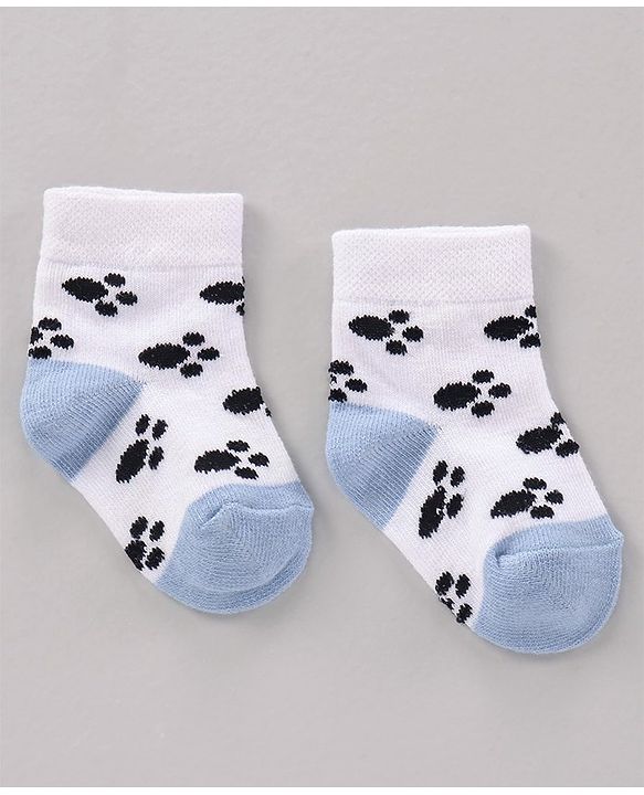 Cute Walk by Babyhug Cotton Knit Regular Length Antibacterial Socks Multi Design Pack Of 3 - Multicolour