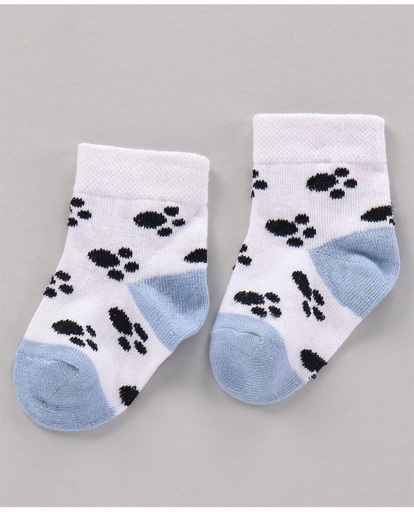 Cute Walk by Babyhug Cotton Knit Regular Length Antibacterial Socks Multi Design Pack Of 3 - Multicolour