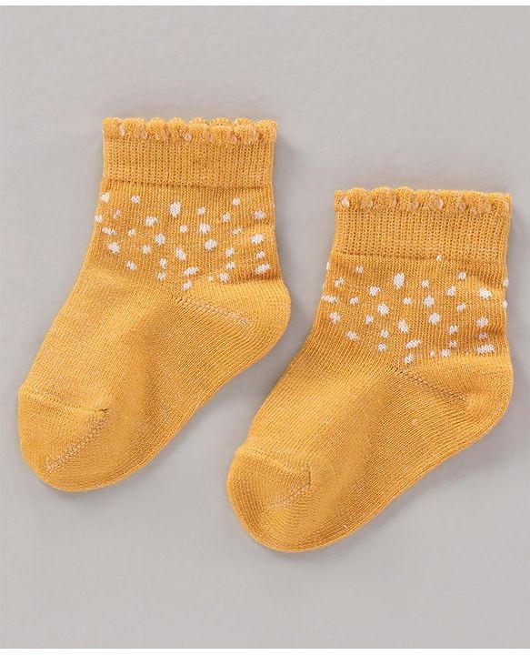 Cute Walk by Babyhug Cotton Knit Regular Length Antibacterial Socks Design Pack Of 3 - Multicolour