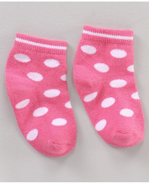 Cutewalk By Babyhug Anti Bacterial Ankle Length Socks Multi Design Pack Of 3 - Multicolour