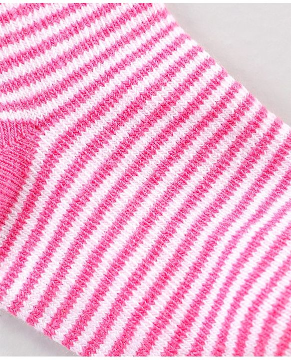 Cutewalk By Babyhug Anti Bacterial Ankle Length Socks Multi Design Pack Of 3 - Multicolour