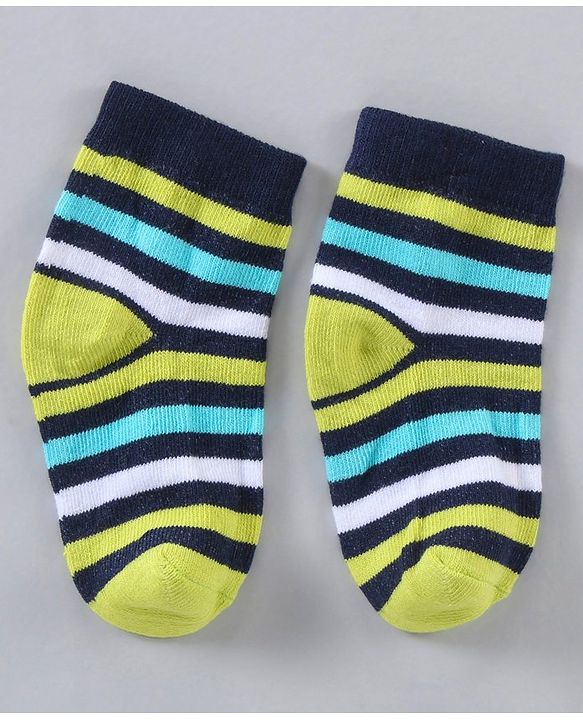 Cute Walk by Babyhug Ankle Length Anti-Bacterial Socks Multi Pattern Pack Of 5 - Multicolour