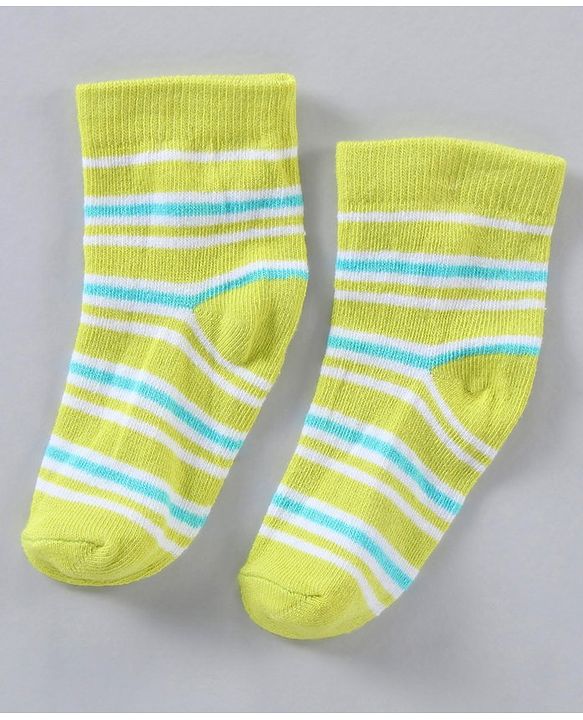 Cute Walk by Babyhug Ankle Length Anti-Bacterial Socks Multi Pattern Pack Of 5 - Multicolour