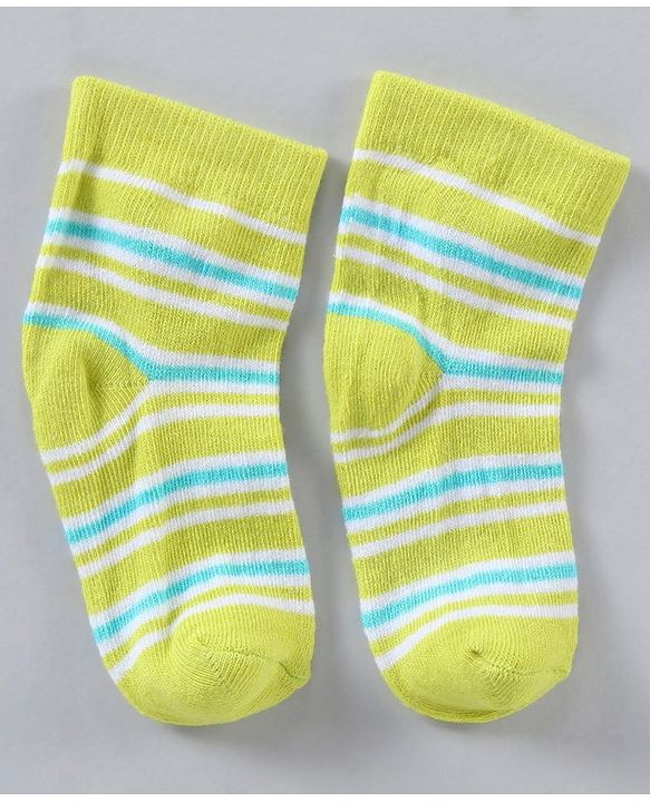 Cute Walk by Babyhug Ankle Length Anti-Bacterial Socks Multi Pattern Pack Of 5 - Multicolour