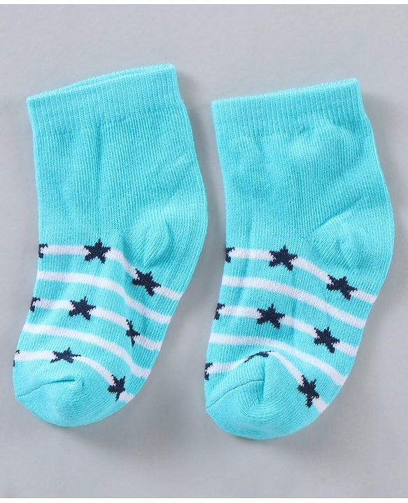 Cute Walk by Babyhug Ankle Length Anti-Bacterial Socks Multi Pattern Pack Of 5 - Multicolour