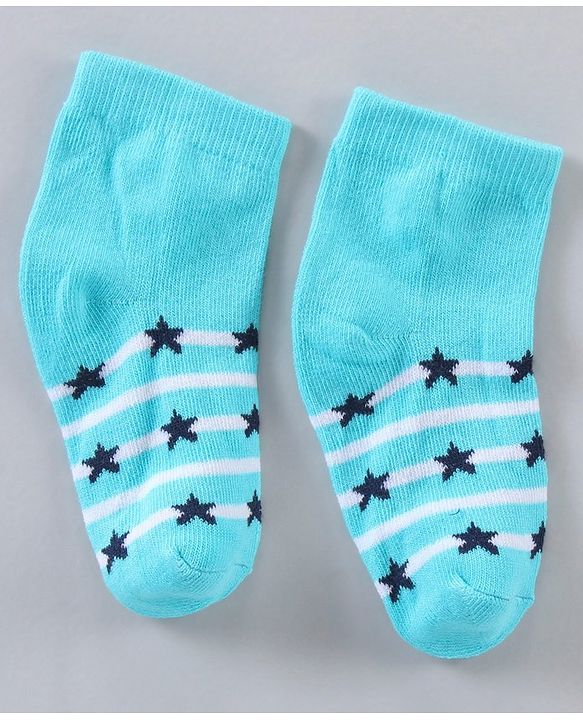Cute Walk by Babyhug Ankle Length Anti-Bacterial Socks Multi Pattern Pack Of 5 - Multicolour