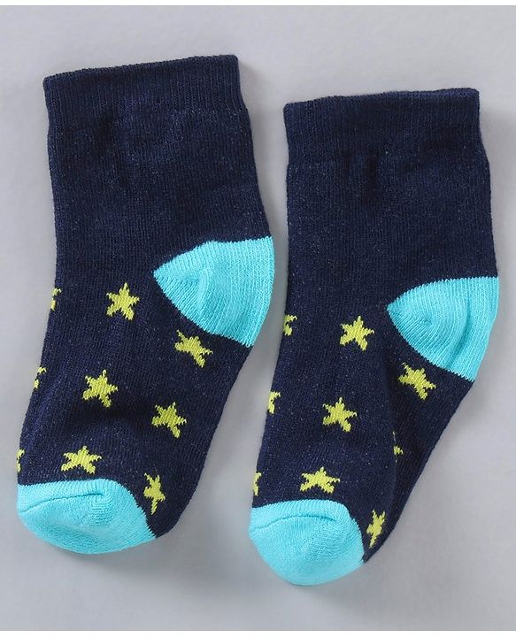 Cute Walk by Babyhug Ankle Length Anti-Bacterial Socks Multi Pattern Pack Of 5 - Multicolour