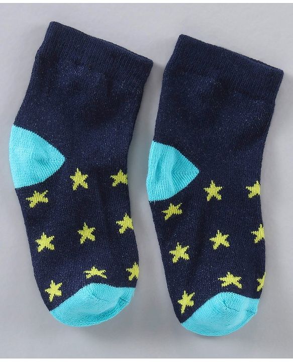 Cute Walk by Babyhug Ankle Length Anti-Bacterial Socks Multi Pattern Pack Of 5 - Multicolour