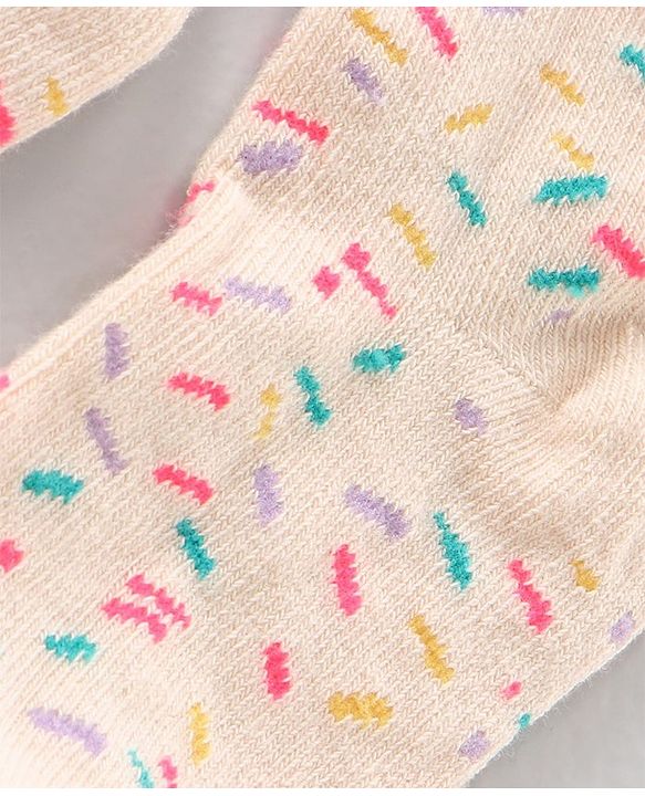 Cute Walk by Babyhug Anti Bacterial Ankle Length Socks Watermelon Print Set Of 7 - Multicolor