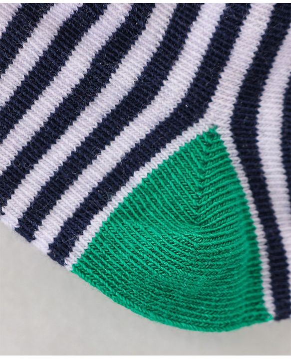 Cute Walk by Babyhug Ankle Length Antibacterial Socks Multi Design Pack Of 5 - Multicolor