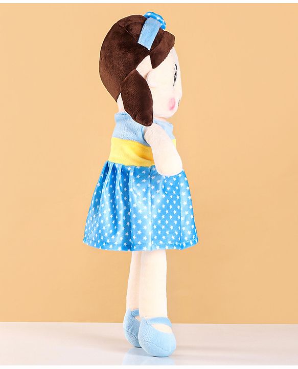 Babyhug Premium Elle Candy Doll | Cuddle and Huggable Soft Toy with Removable and  Washable Dress | Plush Toy Safe and Fun Gift for Kids | BIS Certified | Spark Imaginative Play | Blue-Height 45 cm