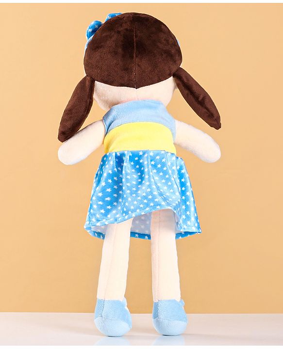 Babyhug Premium Elle Candy Doll | Cuddle and Huggable Soft Toy with Removable and  Washable Dress | Plush Toy Safe and Fun Gift for Kids | BIS Certified | Spark Imaginative Play | Blue-Height 45 cm