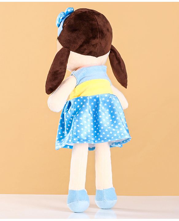 Babyhug Premium Elle Candy Doll | Cuddle and Huggable Soft Toy with Removable and  Washable Dress | Plush Toy Safe and Fun Gift for Kids | BIS Certified | Spark Imaginative Play | Blue-Height 45 cm