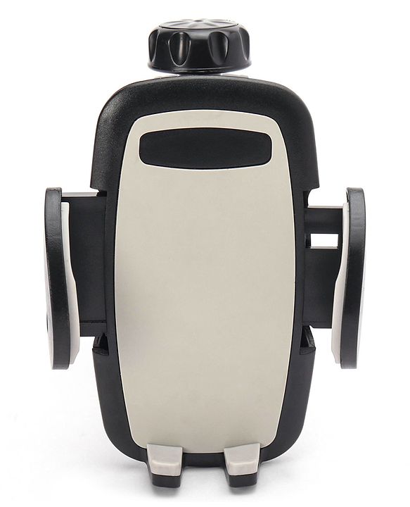 Babyhug Stroller Phone Holder - Black| Easy to Install| 360-Degree Rotatable