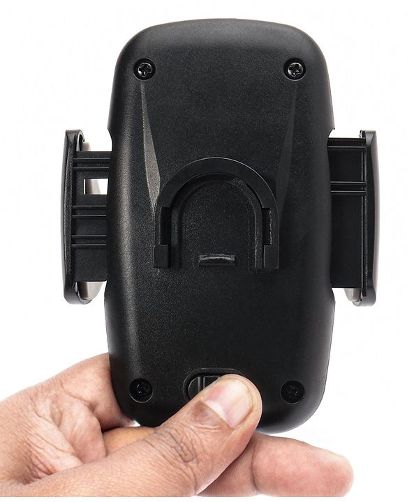 Babyhug Stroller Phone Holder - Black| Easy to Install| 360-Degree Rotatable