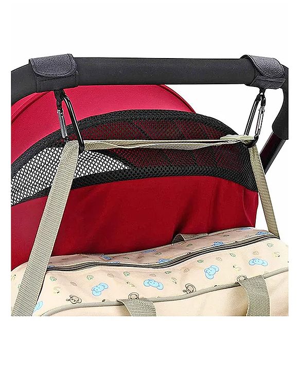 Babyhug Stroller Hook Pack Of 2 - Black