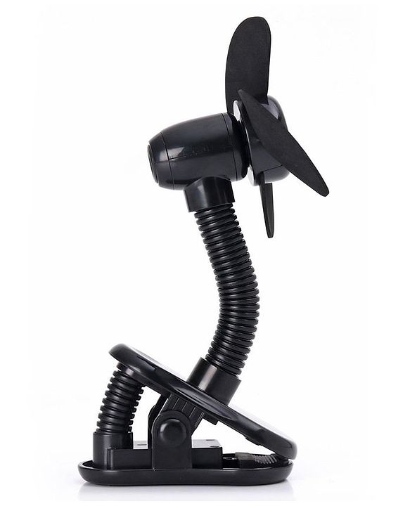 Babyhug Stroller Fan With Foam Blades - Black
