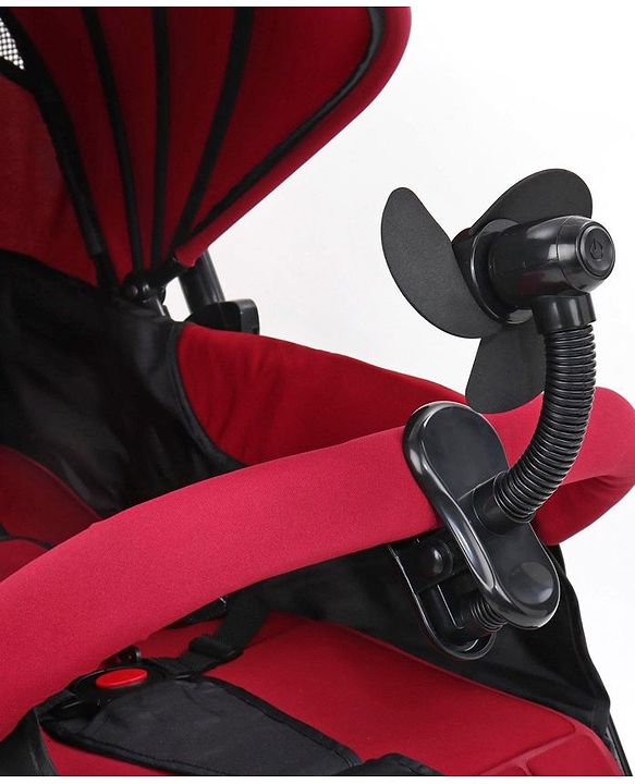 Babyhug Stroller Fan With Foam Blades - Black