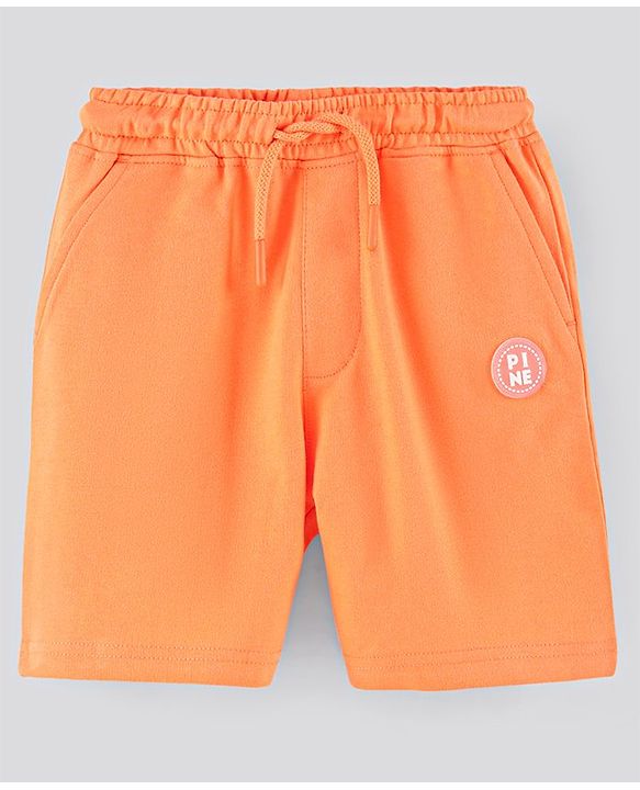 Pine Kids Shorts Bio Wash Pack Of 2 - Orange Blue White