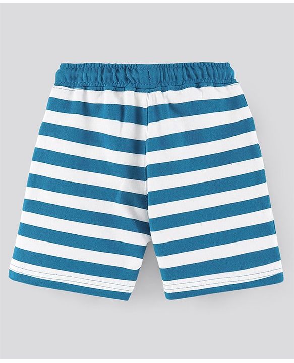Pine Kids Shorts Bio Wash Pack Of 2 - Orange Blue White