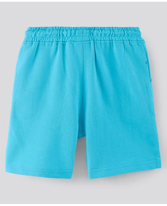 Pine Kids Bio Washed Knee Length Shorts Pack of 2 - Blue Yellow