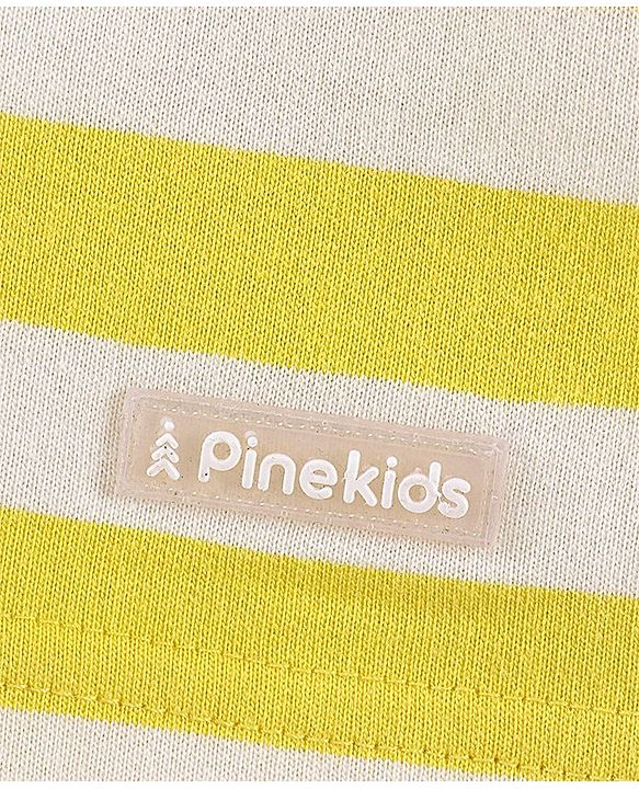 Pine Kids Bio Washed Knee Length Shorts Pack of 2 - Blue Yellow