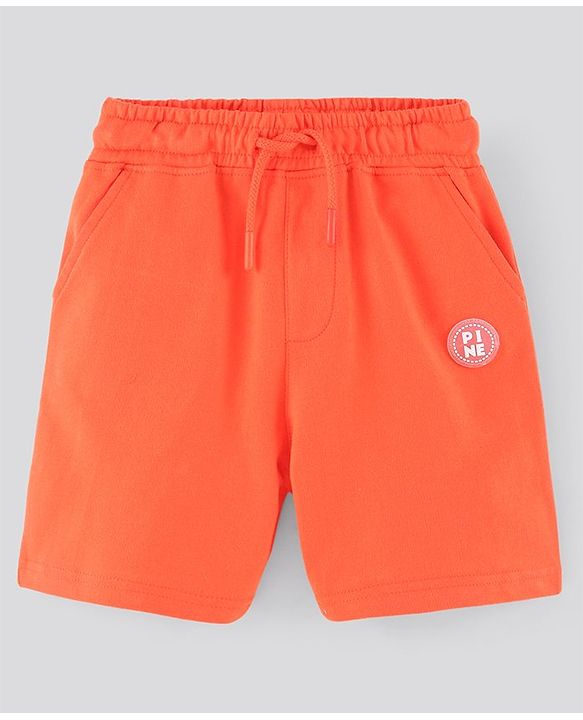 Pine Kids Biowashed Striped Shorts Pack of 2 - Orange Blue