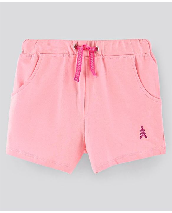 Pine Kids Biowashed Shorts Striped & Solid Pack Of 2 - Multicolor