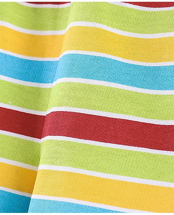 Pine Kids Biowashed Shorts Striped & Solid Pack Of 2 - Multicolor