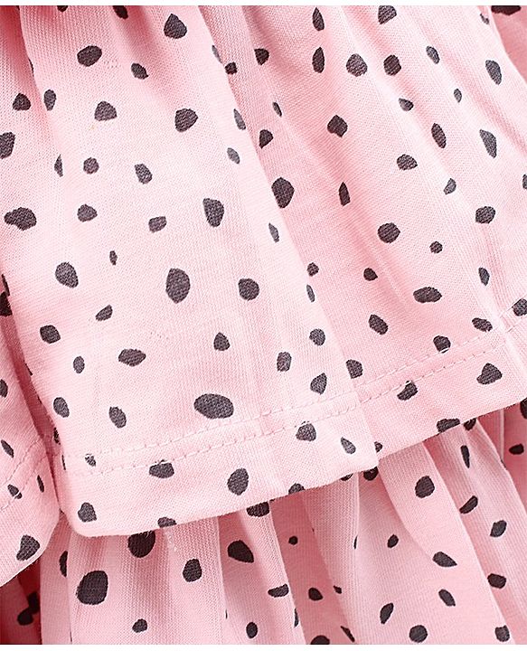 Pine Kids Cotton Above Knee Length Skirt Printed - Blossom Pink