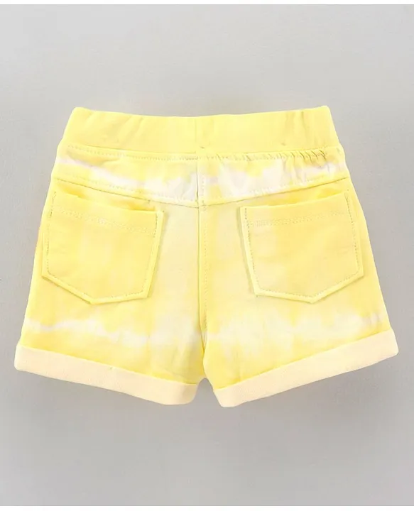 Neon Yellow Denim Short | Denim | PrettyLittleThing AUS