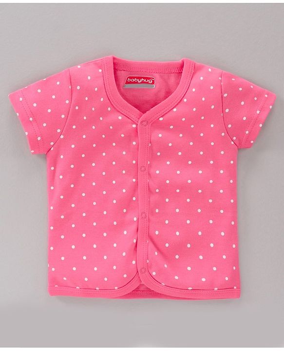 Babyhug 100% Cotton Half Sleeves Vests Pack of 3 - Multicolor