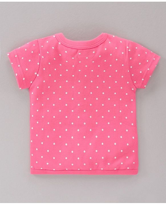 Babyhug 100% Cotton Half Sleeves Vests Pack of 3 - Multicolor