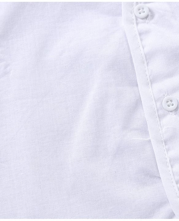 Babyhug Sleeveless 100% Cotton Jhablas Pack Of 5 - White