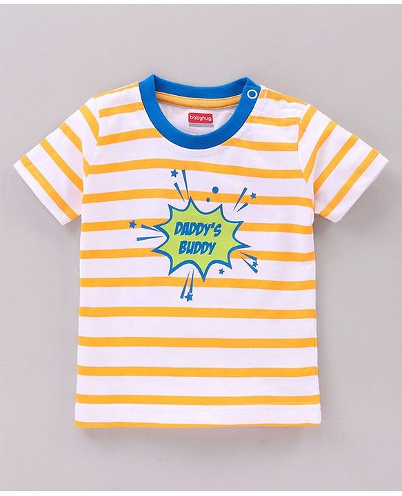 Babyhug Half Sleeves T-Shirts Multi Print Pack Of 5 - Multicolor