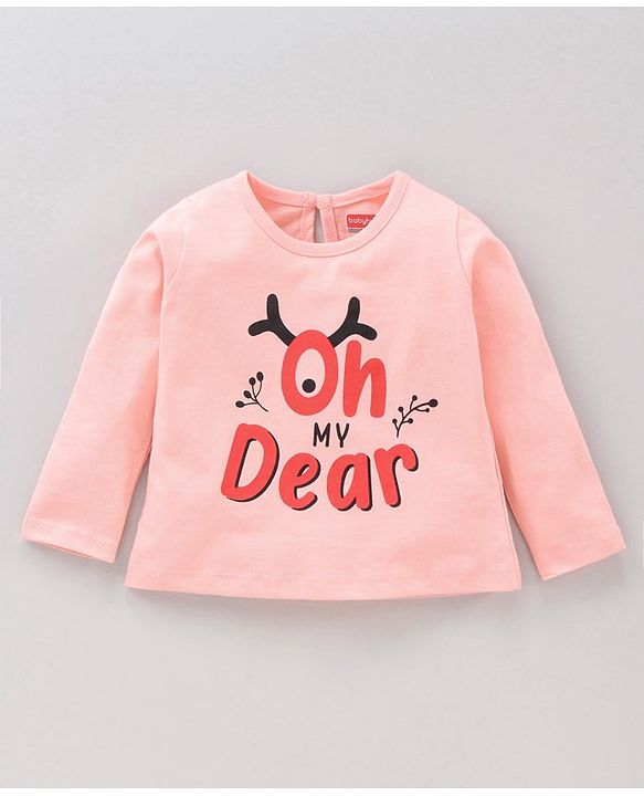 Babyhug Full Sleeves Tops With Graphics Print Pack Of 3 - Multicolor