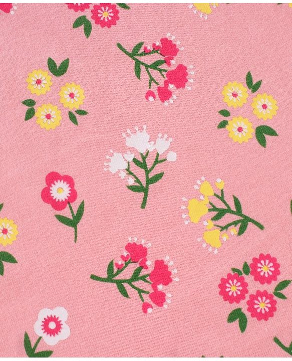 Babyhug Full Sleeves Top Floral Print Pack of 2  - Multicolor