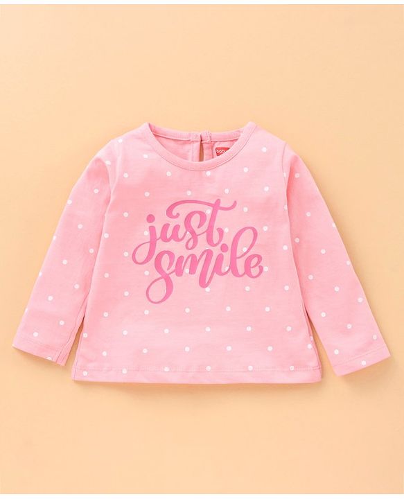 Babyhug Full Sleeves T-Shirts Text Print Pack of 5 - Multicolor