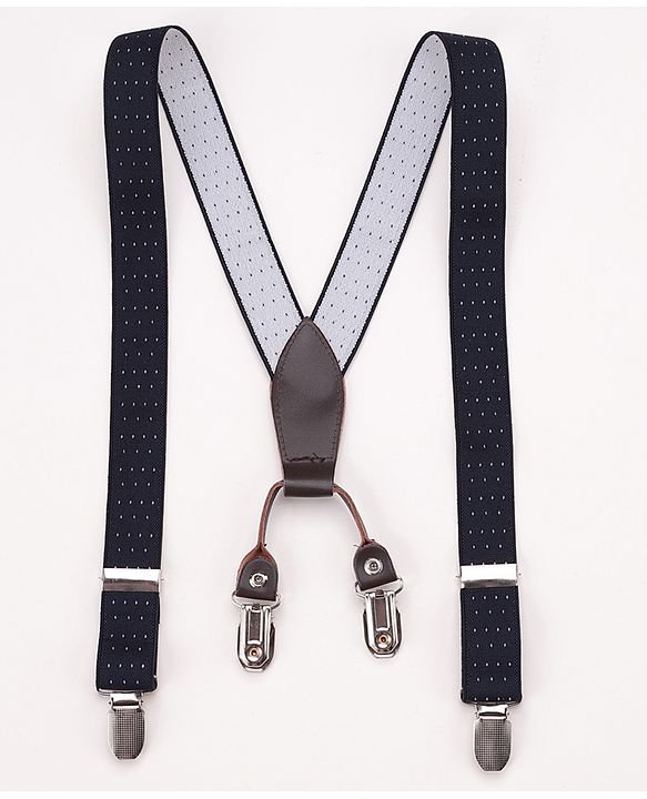 Pine Kids Suspender - Navy Black