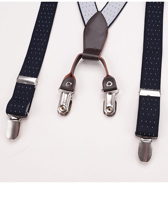 Pine Kids Suspender - Navy Black