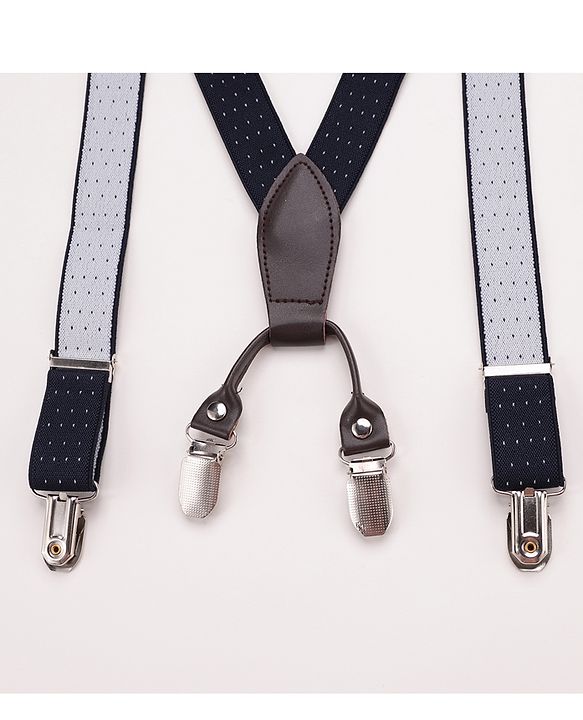 Pine Kids Suspender - Navy Black