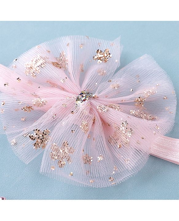 Babyhug Free Size Hair Accessories Combo Set - Pink