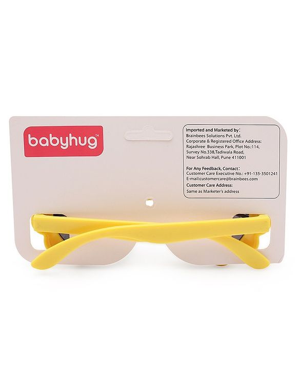 Babyhug  Cloud and Rainbow Shaped Sunglasses - Yellow