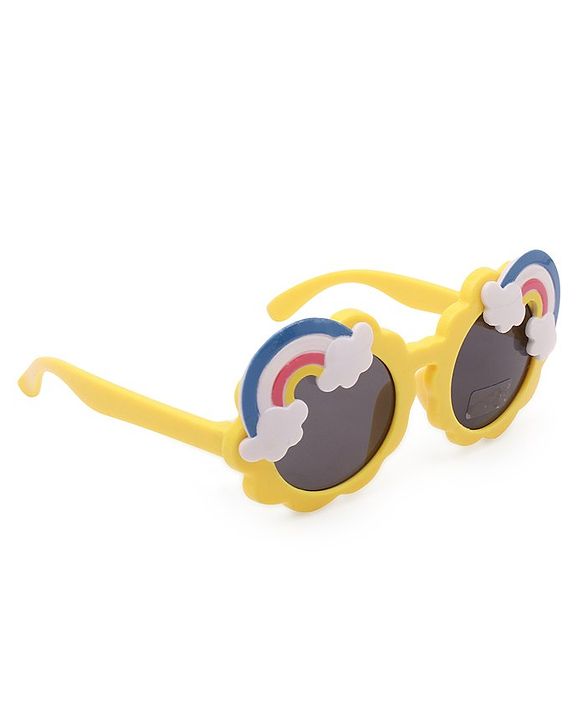 Babyhug  Cloud and Rainbow Shaped Sunglasses - Yellow