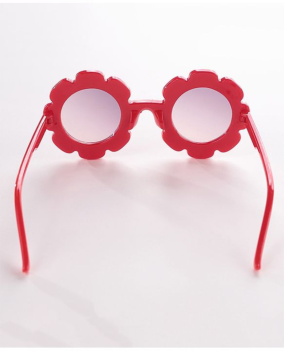 Babyhug Flower Shaped Sunglasses  - Red