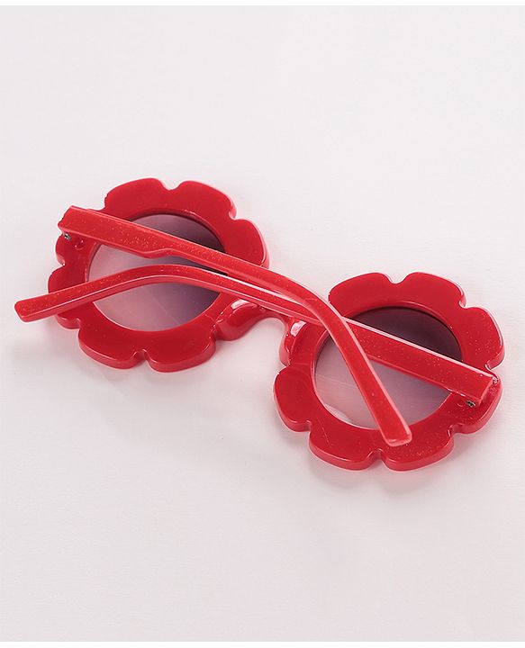 Babyhug Flower Shaped Sunglasses  - Red