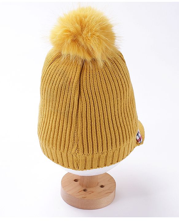 Babyhug Woollen Cap Brown  - Diameter 12 cm